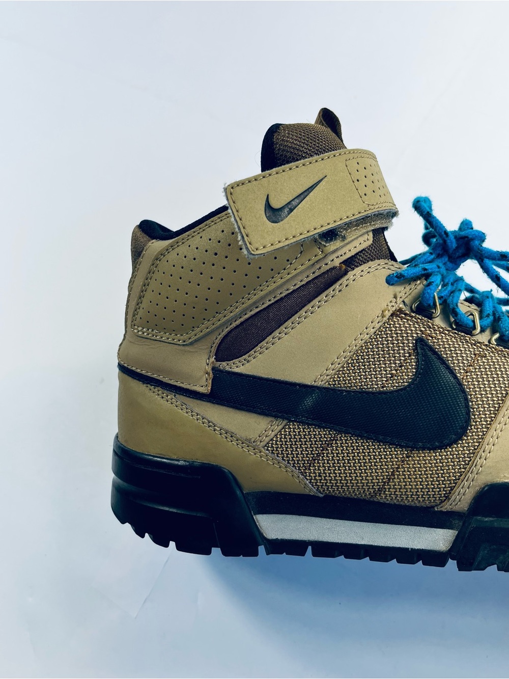 Nike Men’s Olive Green High-Top Trail Sneakers #535836-202 Men’s:10 - Picture 7 of 15